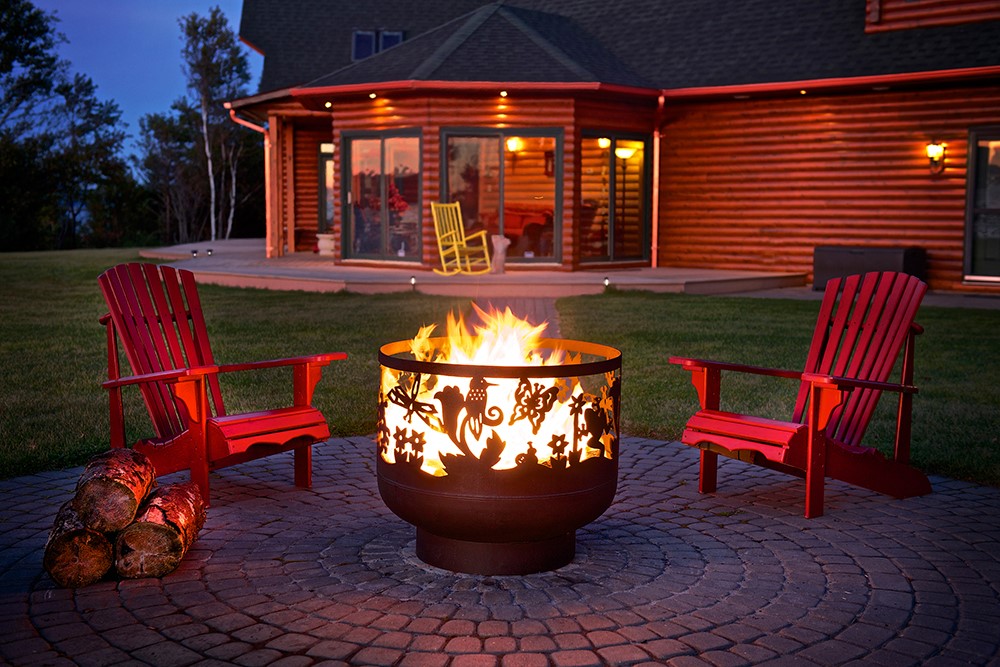 propane canister fire pit